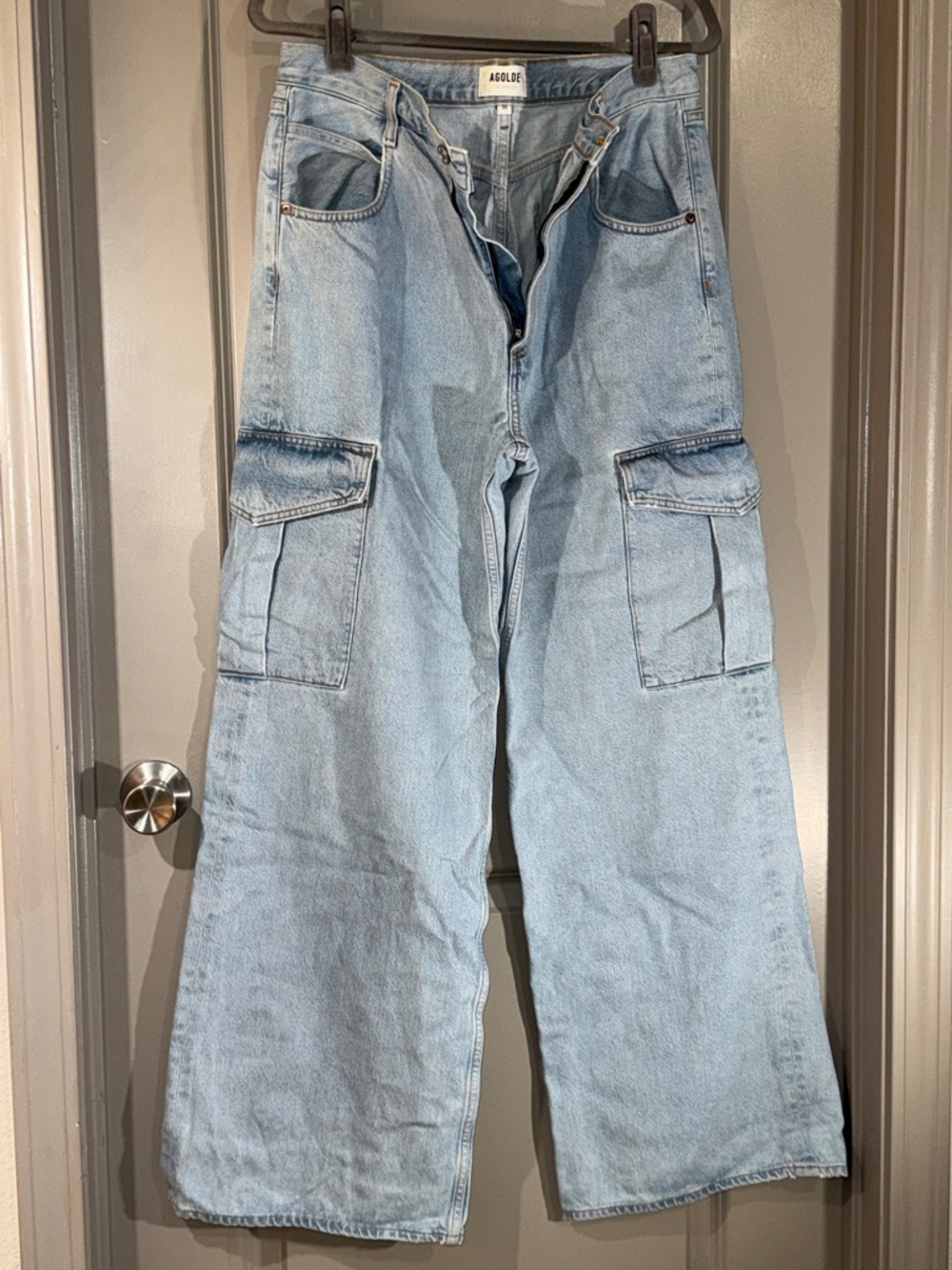 AGOLDE Minka Cargo Jeans in Realm